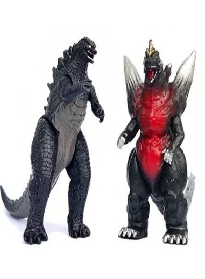 De-Lite™ Action Figures Soft Touch Vinyl Plastic Collectible Model Toys… (SpaceGodzilla & JuniorGodzilla, 2 Pieces Pack, Mini Small Size - 7cm) - Image 4
